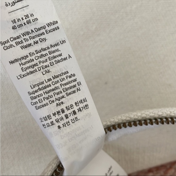 Pre Owned Pottery Barn Mali Handwoven Lumbar Throw Pillow Cover 16x26 - Picture 9 of 11